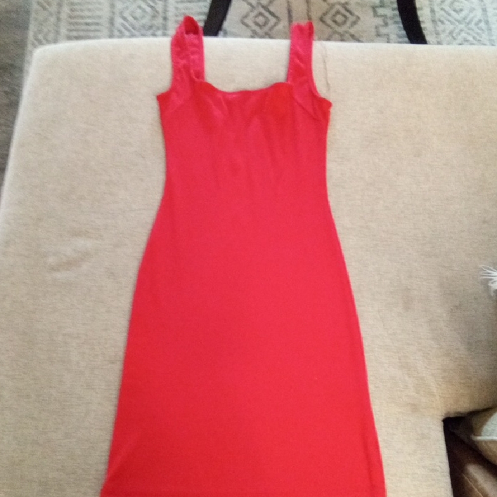 Fashion Nova Red Sheath Mini Dress